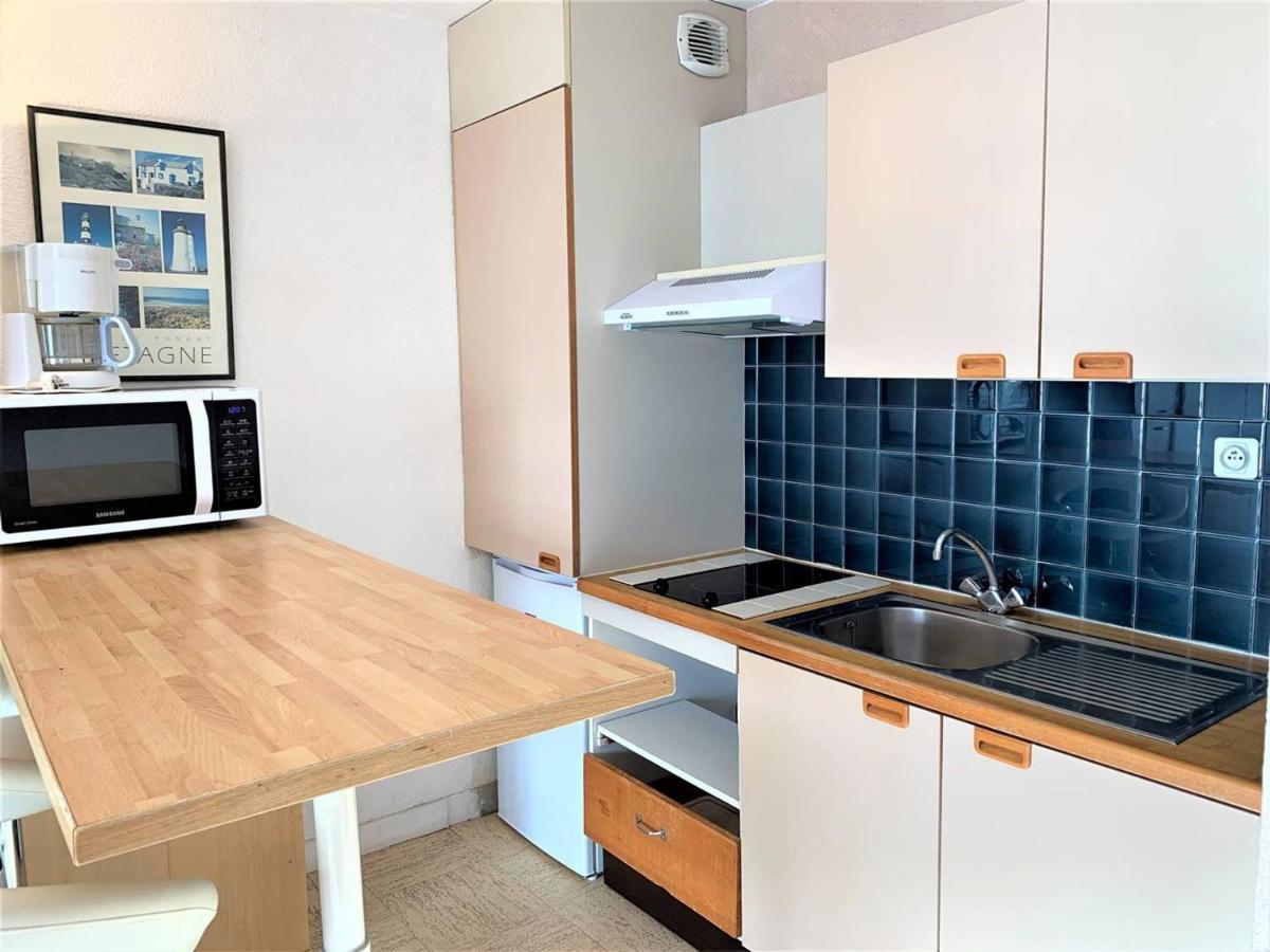 Studio Cosy A Quiberon Avec Parking Et Animaux Admis, Face A La Mer - Fr-1-478-87 Luaran gambar